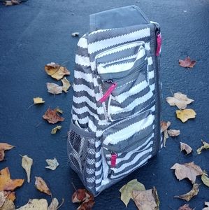 Thirty-One Sling-Bag Backpack Gray Wave